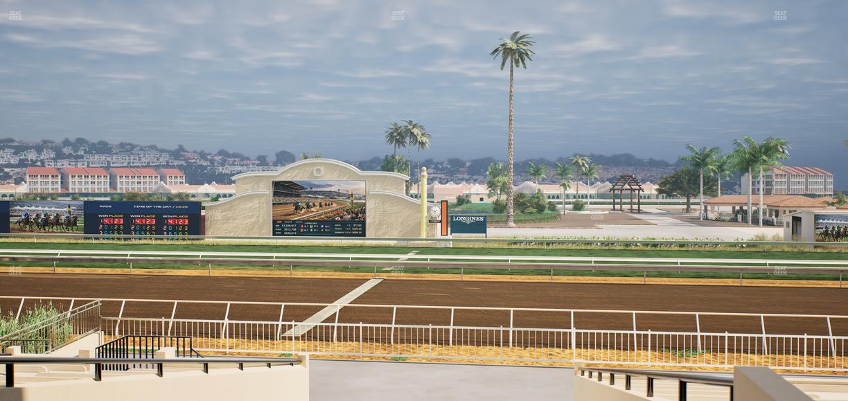 Del Mar Thoroughbred Club - Section Clubhouse Box 13 B Lvl 2 Seat View
