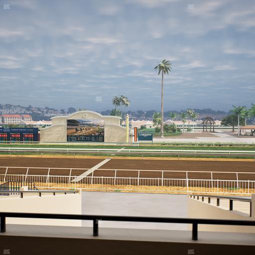 Del Mar Thoroughbred Club - Section Clubhouse Box 13 B Lvl 2 Seat View