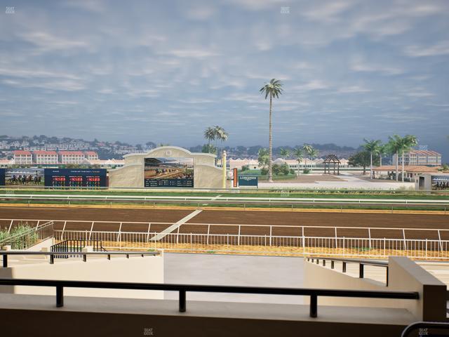 Del Mar Thoroughbred Club - Section Clubhouse Box 13 B Lvl 2 Seat View