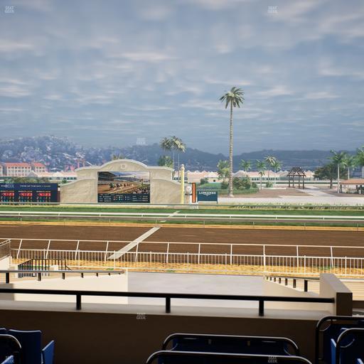 Del Mar Thoroughbred Club - Section Clubhouse Box 13 C Lvl 2 Seat View