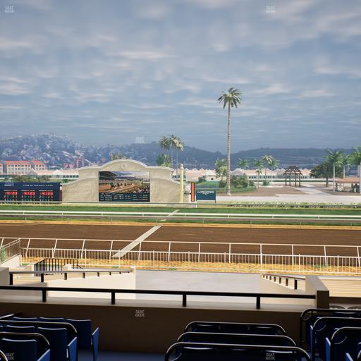 Del Mar Thoroughbred Club - Section Clubhouse Box 13 D Lvl 2 Seat View