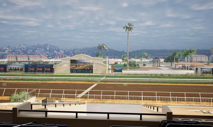Del Mar Thoroughbred Club - Section Clubhouse Box 13 D Lvl 2 Seat View