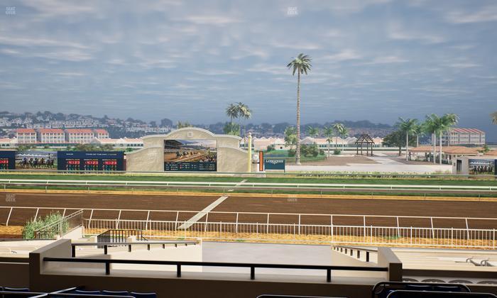 Del Mar Thoroughbred Club - Section Clubhouse Box 13 D Lvl 2 Seat View