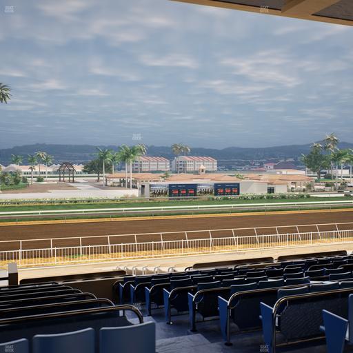 Del Mar Thoroughbred Club - Section Clubhouse Box 13 E Lvl 3 Seat View