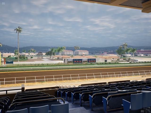 Del Mar Thoroughbred Club - Section Clubhouse Box 13 E Lvl 3 Seat View