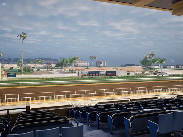 Del Mar Thoroughbred Club - Section Clubhouse Box 13 E Lvl 3 Seat View