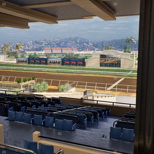 Del Mar Thoroughbred Club - Section Clubhouse Box 13 H Lvl 3 Seat View