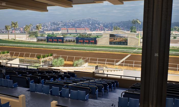 Del Mar Thoroughbred Club - Section Clubhouse Box 13 H Lvl 3 Seat View