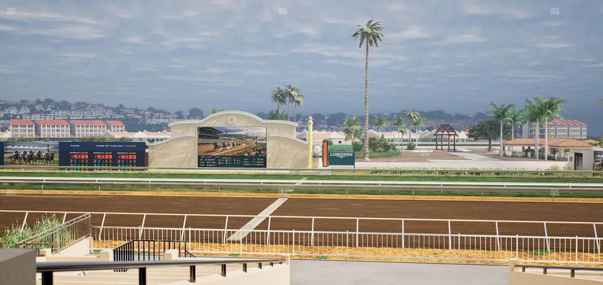 Del Mar Thoroughbred Club - Section Clubhouse Box 14 A Lvl 2 Seat View