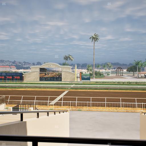 Del Mar Thoroughbred Club - Section Clubhouse Box 14 A Lvl 2 Seat View