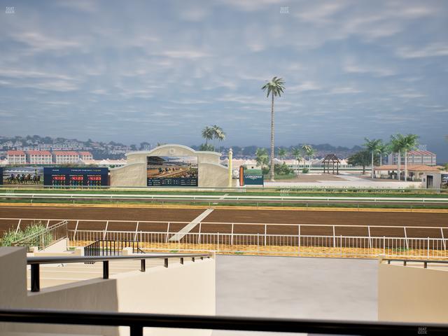Del Mar Thoroughbred Club - Section Clubhouse Box 14 A Lvl 2 Seat View