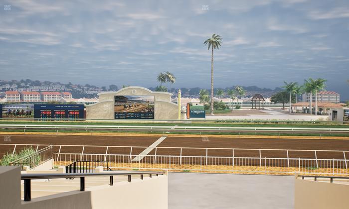 Del Mar Thoroughbred Club - Section Clubhouse Box 14 A Lvl 2 Seat View