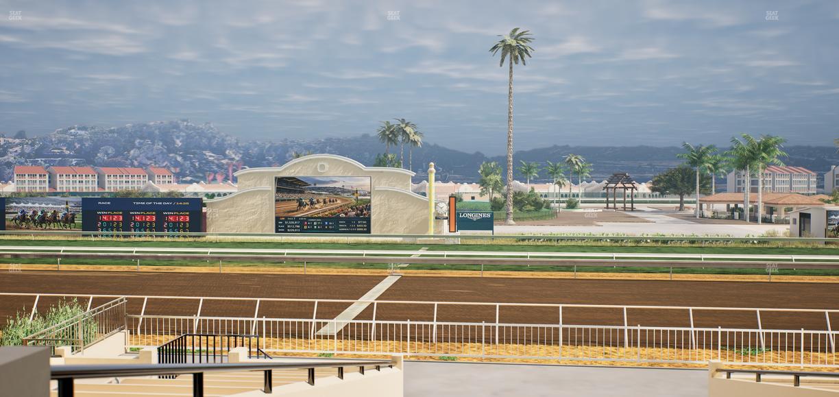 Del Mar Thoroughbred Club - Section Clubhouse Box 14 A Lvl 2 Seat View