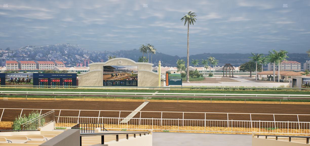 Del Mar Thoroughbred Club - Section Clubhouse Box 14 B Lvl 2 Seat View