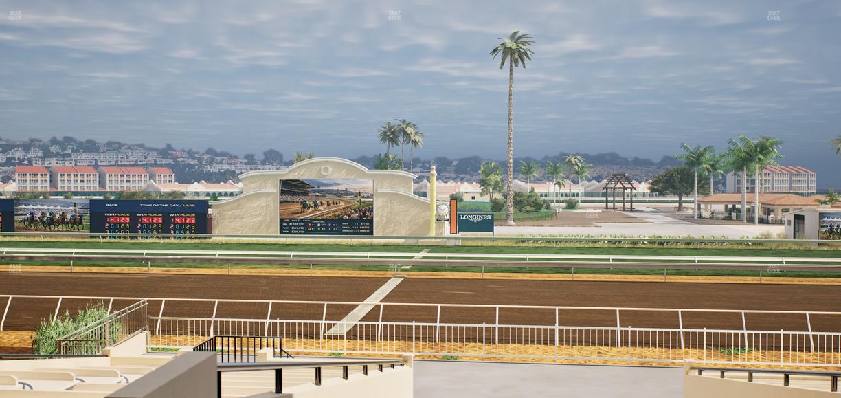 Del Mar Thoroughbred Club - Section Clubhouse Box 14 B Lvl 2 Seat View