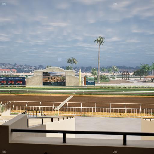 Del Mar Thoroughbred Club - Section Clubhouse Box 14 B Lvl 2 Seat View