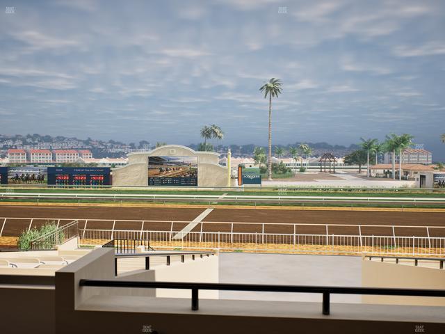 Del Mar Thoroughbred Club - Section Clubhouse Box 14 B Lvl 2 Seat View