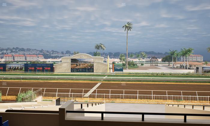 Del Mar Thoroughbred Club - Section Clubhouse Box 14 C Lvl 2 Seat View