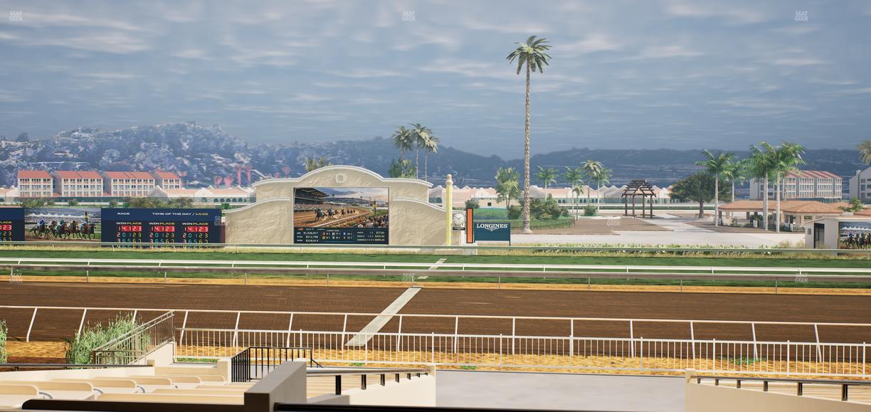 Del Mar Thoroughbred Club - Section Clubhouse Box 14 C Lvl 2 Seat View
