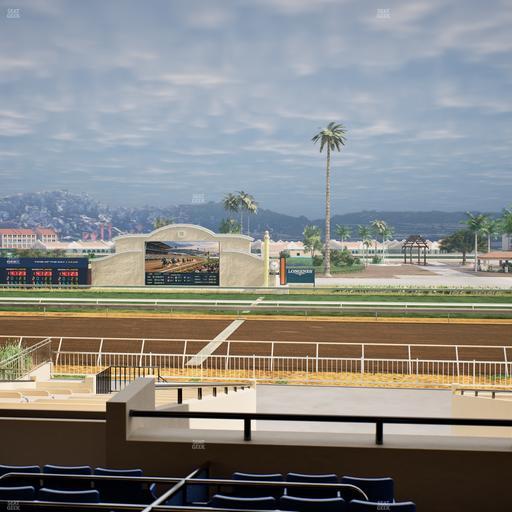 Del Mar Thoroughbred Club - Section Clubhouse Box 14 C Lvl 2 Seat View