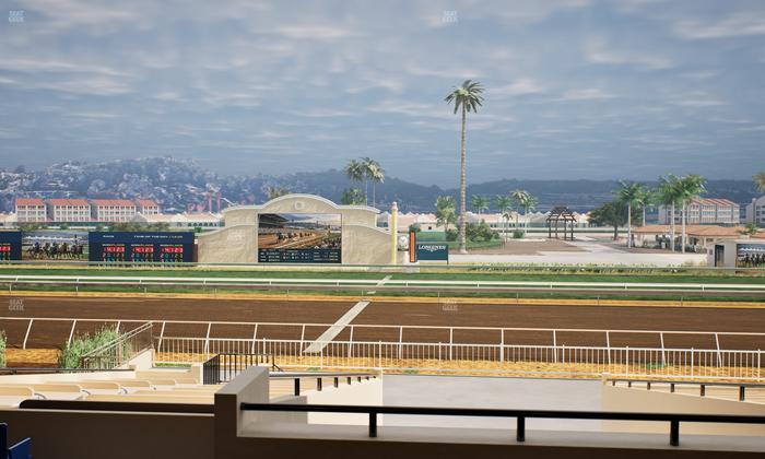 Del Mar Thoroughbred Club - Section Clubhouse Box 14 C Lvl 2 Seat View