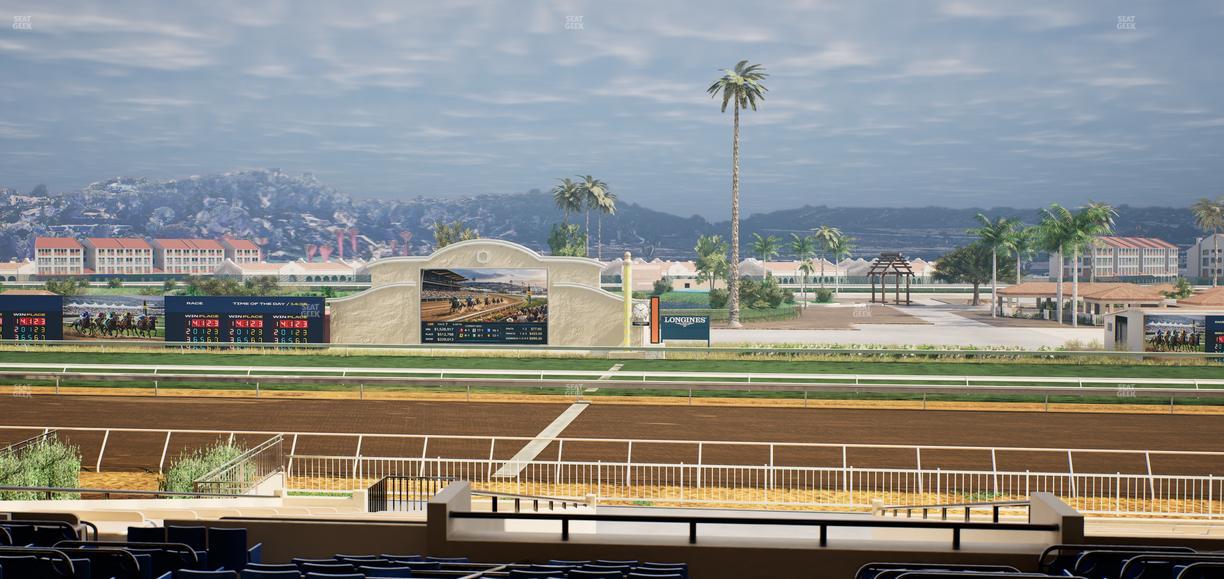 Del Mar Thoroughbred Club - Section Clubhouse Box 14 E Lvl 3 Seat View