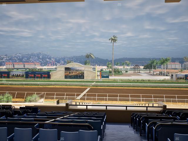 Del Mar Thoroughbred Club - Section Clubhouse Box 14 E Lvl 3 Seat View