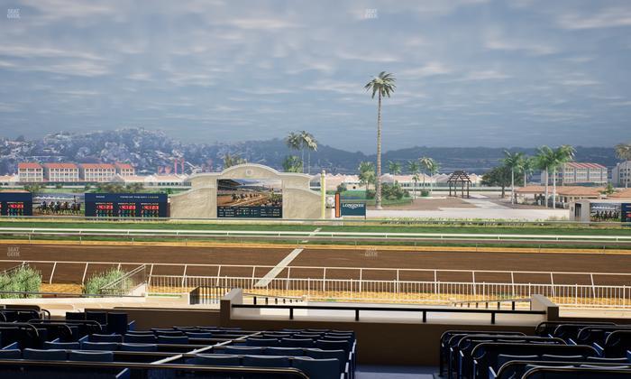 Del Mar Thoroughbred Club - Section Clubhouse Box 14 E Lvl 3 Seat View