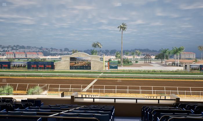 Del Mar Thoroughbred Club - Section Clubhouse Box 14 E Lvl 3 Seat View