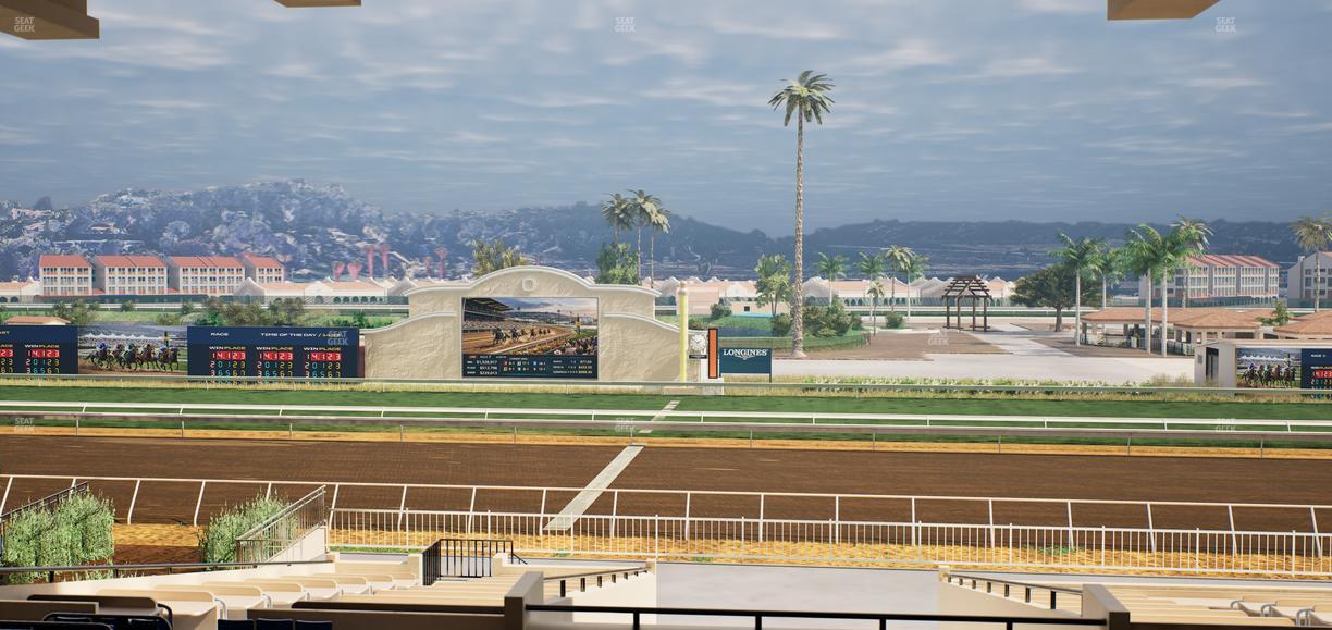 Del Mar Thoroughbred Club - Section Clubhouse Box 14 G Lvl 3 Seat View