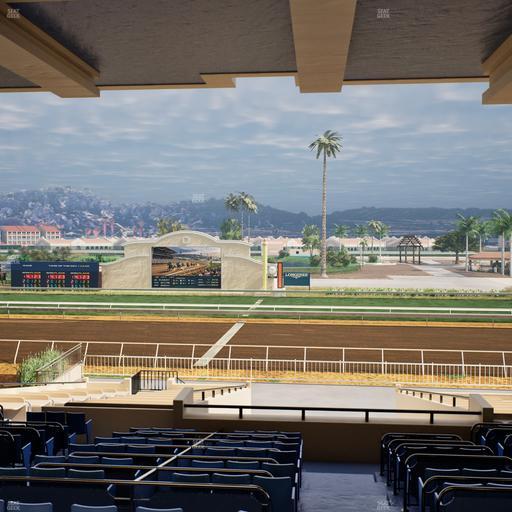 Del Mar Thoroughbred Club - Section Clubhouse Box 14 G Lvl 3 Seat View