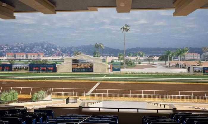 Del Mar Thoroughbred Club - Section Clubhouse Box 14 G Lvl 3 Seat View