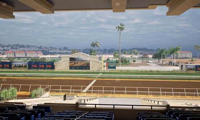 Del Mar Thoroughbred Club - Section Clubhouse Box 14 G Lvl 3 Seat View