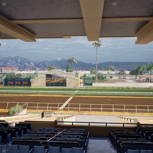 Del Mar Thoroughbred Club - Section Clubhouse Box 14 H Lvl 3 Seat View