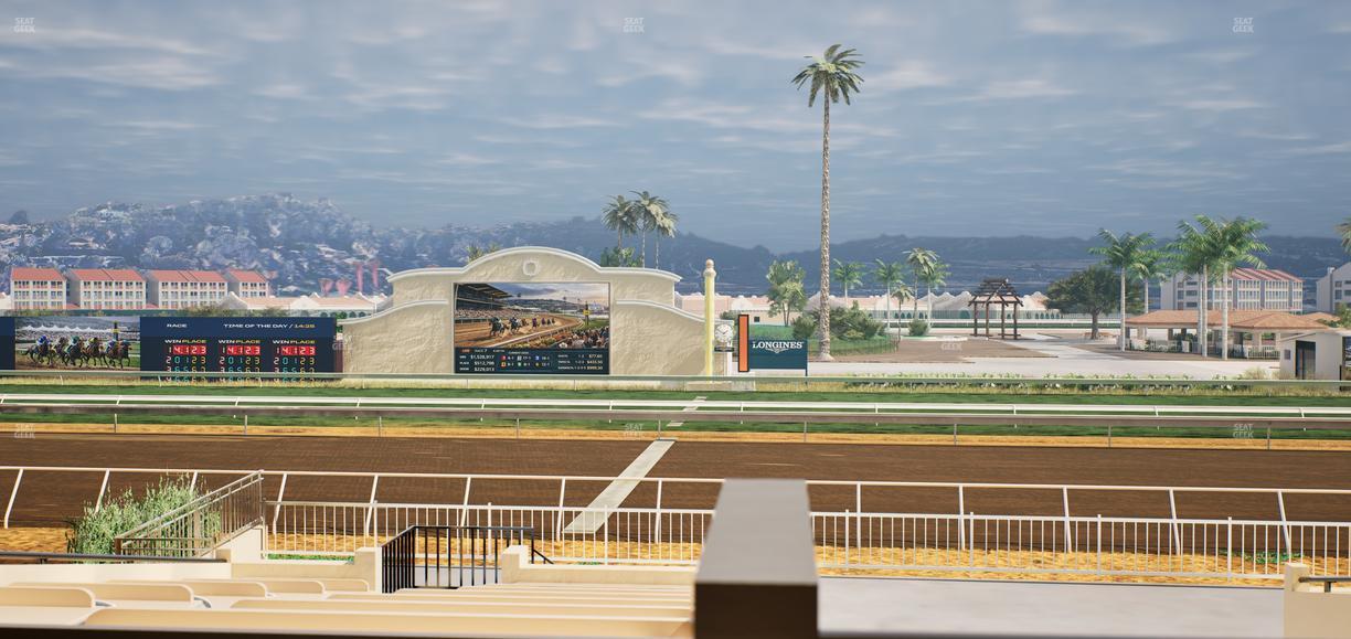 Del Mar Thoroughbred Club - Section Clubhouse Box 15 A Lvl 2 Seat View