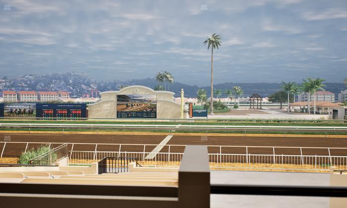 Del Mar Thoroughbred Club - Section Clubhouse Box 15 A Lvl 2 Seat View