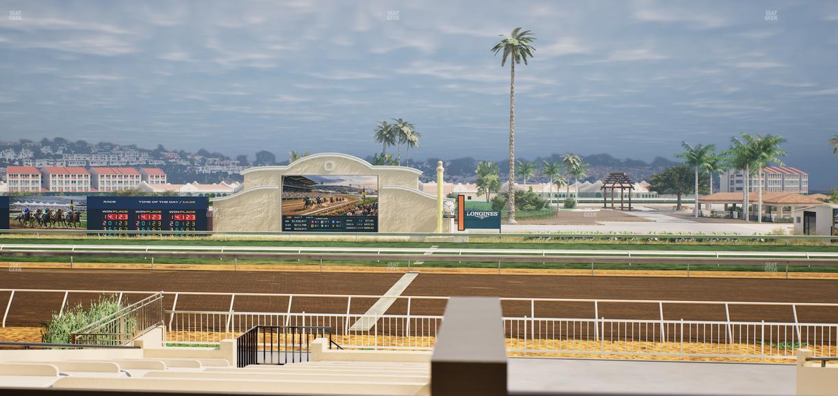 Del Mar Thoroughbred Club - Section Clubhouse Box 15 A Lvl 2 Seat View