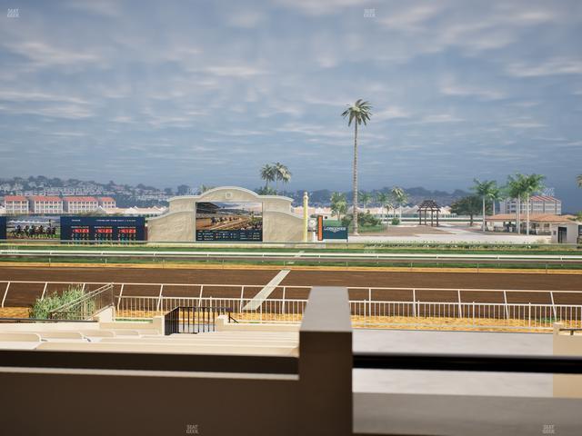 Del Mar Thoroughbred Club - Section Clubhouse Box 15 A Lvl 2 Seat View
