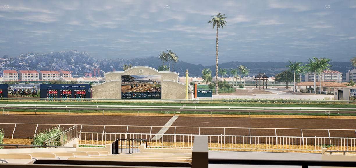 Del Mar Thoroughbred Club - Section Clubhouse Box 15 B Lvl 2 Seat View