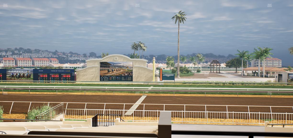 Del Mar Thoroughbred Club - Section Clubhouse Box 15 B Lvl 2 Seat View