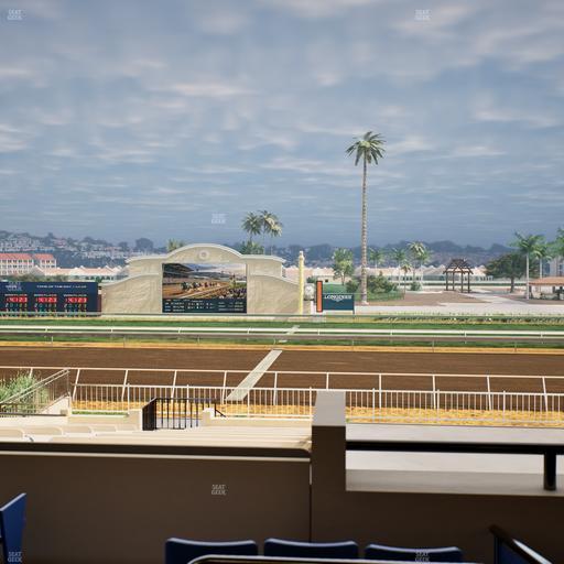 Del Mar Thoroughbred Club - Section Clubhouse Box 15 B Lvl 2 Seat View