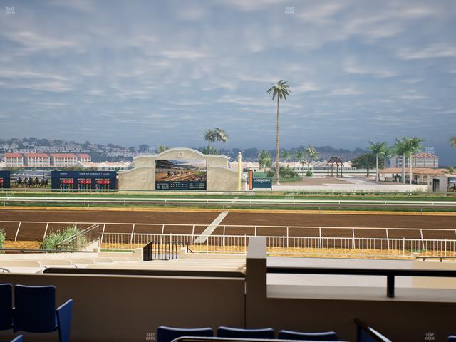 Del Mar Thoroughbred Club - Section Clubhouse Box 15 B Lvl 2 Seat View