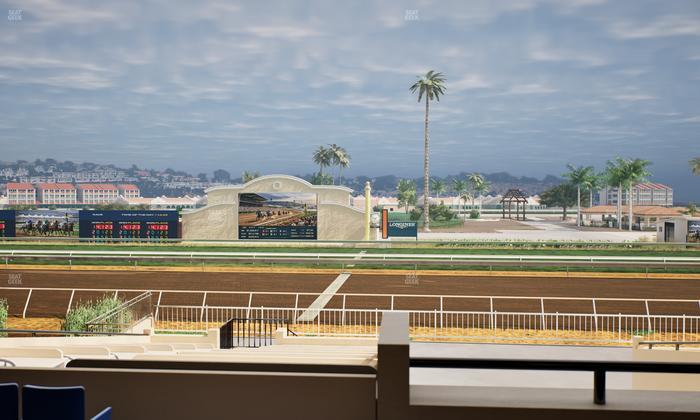 Del Mar Thoroughbred Club - Section Clubhouse Box 15 B Lvl 2 Seat View