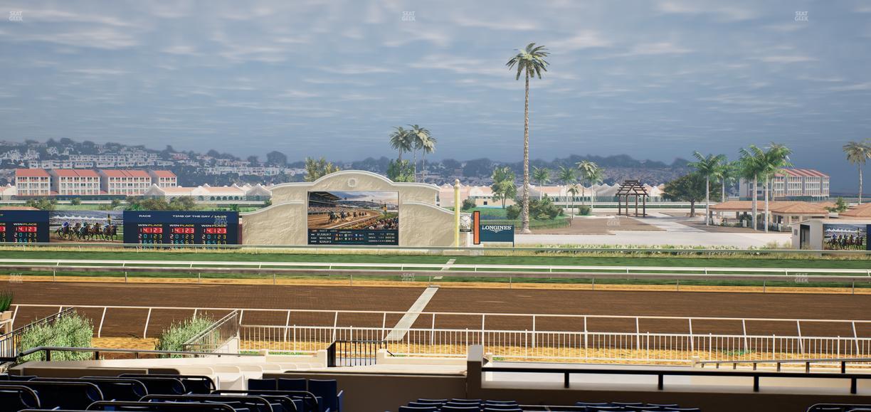 Del Mar Thoroughbred Club - Section Clubhouse Box 15 E Lvl 3 Seat View