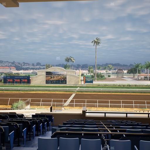 Del Mar Thoroughbred Club - Section Clubhouse Box 15 E Lvl 3 Seat View