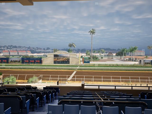 Del Mar Thoroughbred Club - Section Clubhouse Box 15 E Lvl 3 Seat View