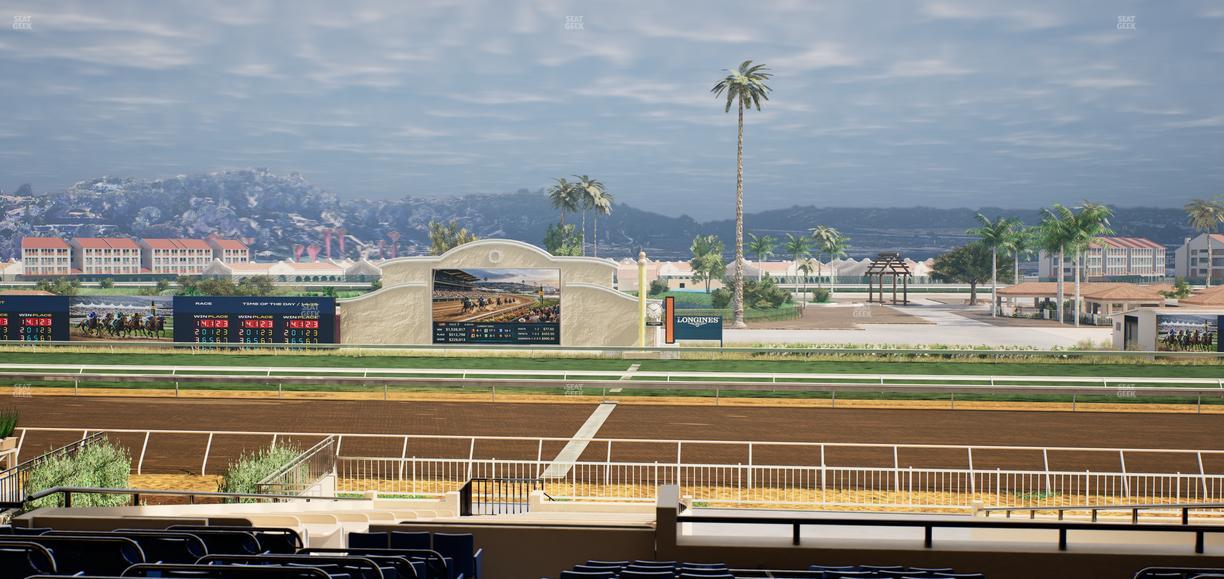 Del Mar Thoroughbred Club - Section Clubhouse Box 15 E Lvl 3 Seat View