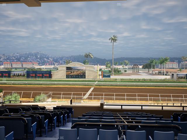 Del Mar Thoroughbred Club - Section Clubhouse Box 15 E Lvl 3 Seat View