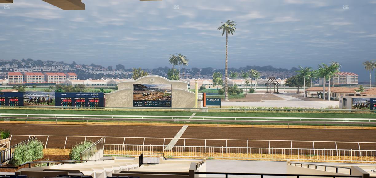 Del Mar Thoroughbred Club - Section Clubhouse Box 15 G Lvl 3 Seat View