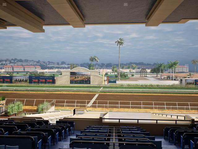 Del Mar Thoroughbred Club - Section Clubhouse Box 15 G Lvl 3 Seat View
